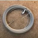 GEDA replacement rope steel cable 63 m with hooks
